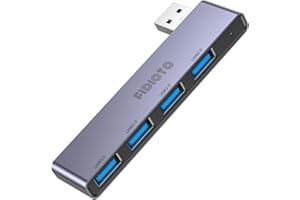 USB Hub, Fidioto 4-Port USB Hub(1 * 3.0 Hub, 3 * 2.0 Hub) USB Splitter for Laptop,Windows PC,Mac,Printer,Flash Drive,Mobile HDD, Notebook PC
