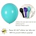 K KUMEED 12 Inch Unicorn Balloons White Purple Dark Purple Blue Assorted Latex Balloons for Birthday decorations Baby Shower Party Supplies (100 Pcs)