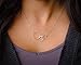 Sterling Silver Three Interlocking Circles Necklace - Triple Circle Infinity Jewelry for 3 Best Friends