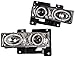 Spec-D Tuning LHP-C1088-RS Chevy GMC C10 Pickup Silverado Suburban Chrome Halo Led Projector Headlights