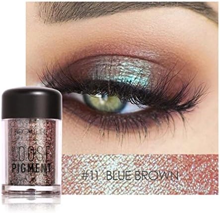 Eyeshadow MMLC 12 Colors Pearl Metallic Eye Shadow Palette Makeup Powder Lasting Natural (K)