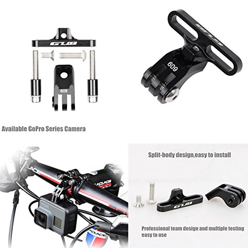 Gub Bike Camera Mount,Aluminium Bicycle Stem Front Camera Holder Mount