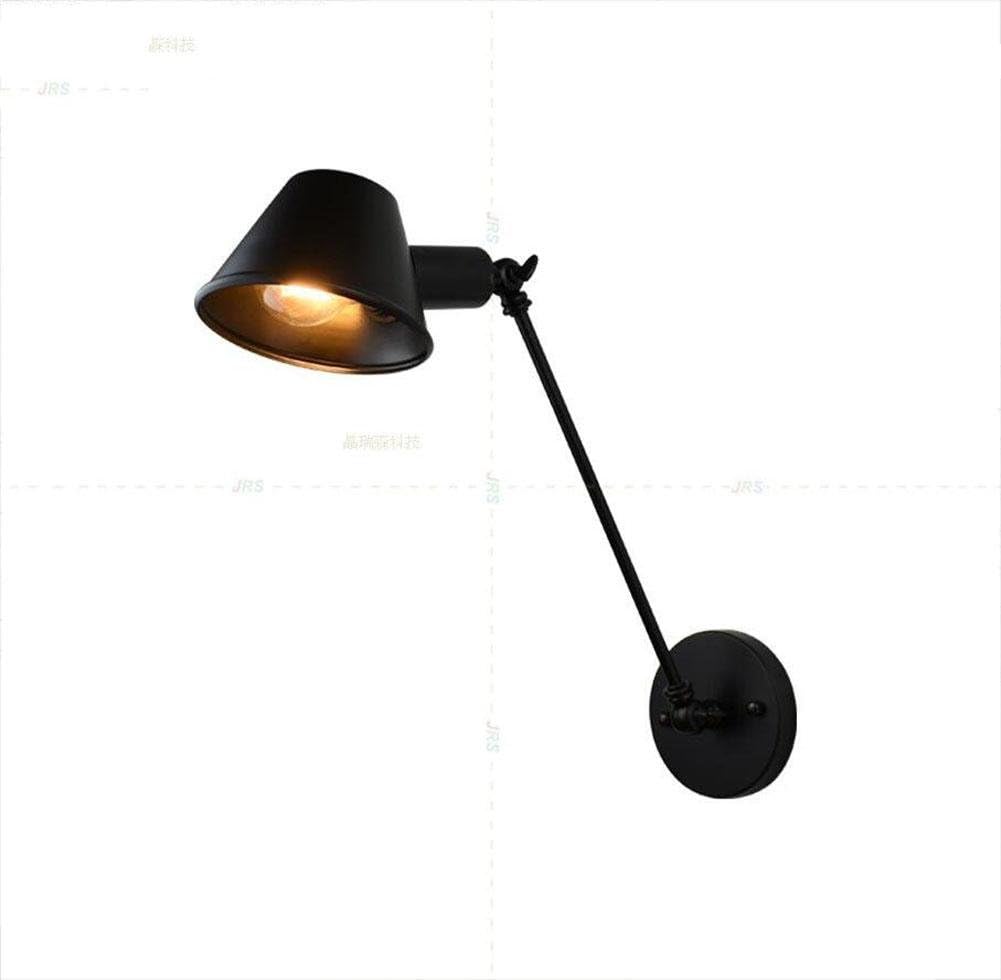 Wall Lamps Long arm Industrial Adjustable Rocker arms LED Creative Metal E27 Decoration lampshade personality Indoor Bedside Lighting Fixture