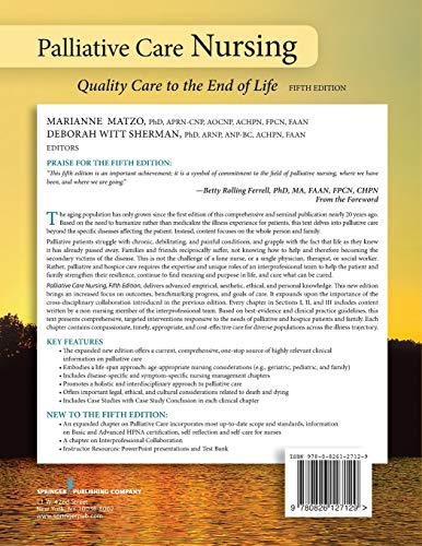 Palliative Care Nursing: Quality Care to the End of Life, Fifth Edition - New Chapter Included - Ins - //medicalbooks.filipinodoctors.org