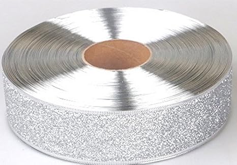 Stella Di Natale In Ferro.Kentop Nastro Di Raso Natalizio Stella Di Natale Strass Seta Organza Nastro Decorativo Per Natale Party Decorazione Regalo Imballaggio Albero Di Natale Decorazione 5 Argento 200cm Odontotal Com Uy