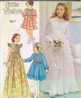 flower girl patterns vogue