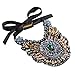 Holylove Purple Statement Necklace for Women Bling Chocker Novelty Jewelry with Gift Box-9303