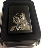 Darth Vader Star Wars Black Engraved Cigarette Metal Lighter Biker Gift LEN-0111