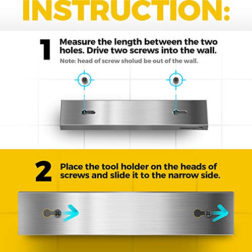 Knife Strip with Adhesive Knife Holder for Wall no Screws Knife