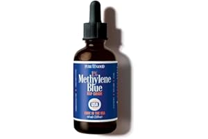 PureGood Methylene Blue 1% – 60mL | Third-Party Tested, Alcohol-Free | Amber Dropper Bottle