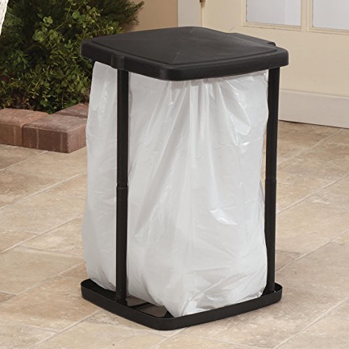 Trenton Gifts Portable Expandable Trash Bag Holder Black Pricepulse