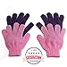 BelleSha Exfoliating Bath Gloves Pink and Purple 2 pairs