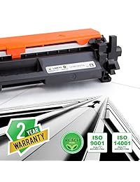LINKYO   Cartucho de tóner para HP 17A CF217A (2 unidades), color negro