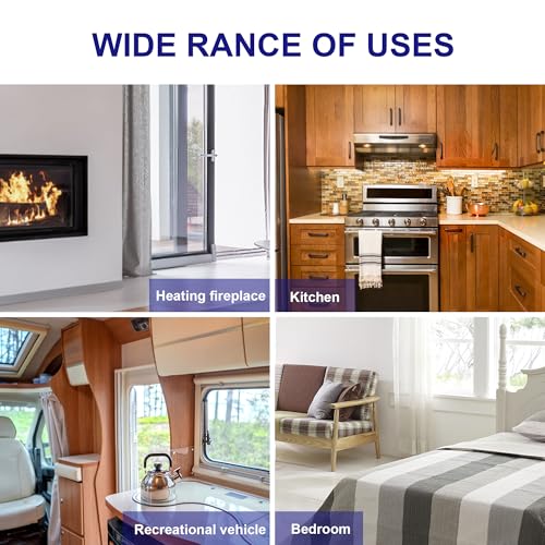Scondaor 2-en-1 Gas and Carbon Monoxide Detector with LCD Display - Mains Powered, EN 50291 and EN 50194 Certified, Detects Fuel Gases (Methane and LPG) and CO, 1 Piece