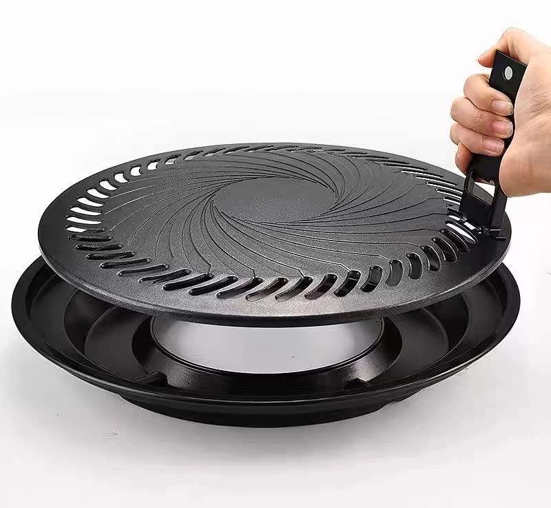 Iwatani CBPY3 BBQ Plate (Large) Stovetop Korean BBQ NonStick Round