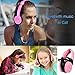 Wired Headphones on Ear Headset Noise Reduction Headphone Foldable Earphones PC Headset 3.5mm Headband Earpiece with Mic Volume Control for Adult Kids Boys Girls Teen Child Children Android Phones PCthumb 1