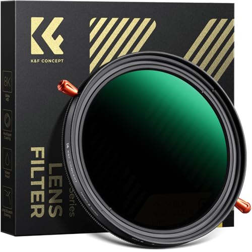 K&F CONCEPT 77mm Polfilter(CPL) & ND2-ND32 Filter 2-IN-1 multifunktionaler Filter(1-5 Blendenstufen)