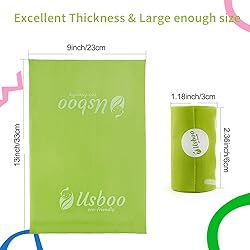 USBOO Disposable Diaper Bags for Baby, 20 Refill