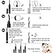 NIPOO Eyelash Curler with Comb - Heated Eyelash Curler Electric Eyelash Brush with Dual Temperature and Fast Heated Function, Growth - Massage Wand, Black