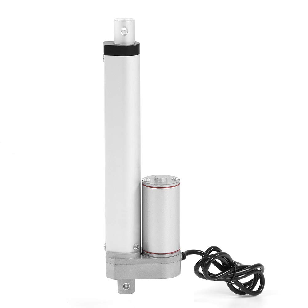 12V Force 750N Stroke Linear, Linear Actuator Push Rod Actuator Lift Electric Motor Bracket DC Electric Push Rod(150mm)