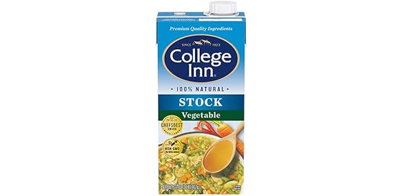 COLLEGE INN VEGETABLE STOCK, 32 OZ. CARTON