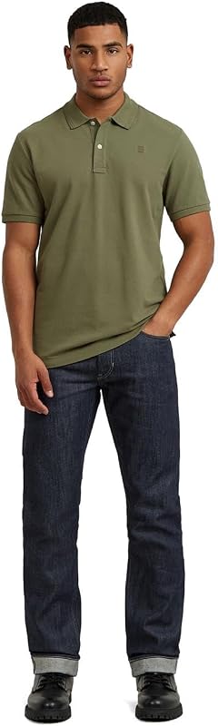Polo Slim Sobretingido Dunda masculino, Tamanho: S, Cor Verde