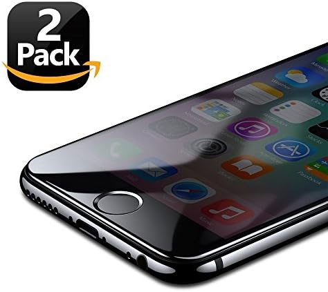iPhone 8 Plus 7 Plus Screen Protector Eglass Full Coverage Tempered Glass Screen Protector Film Edge to Edge Protection for Apple iPhone 8 Plus 7 Plus 5.5 Inch, Black