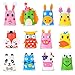 Here Fashion Paper Crafts and Arts Kit 12 Pack Animal Preschool Crafts Toys for Toddler Kids