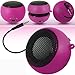 TTSAM Portable Mini Hamburger Speaker 3.5mm Plug Rechargeable Speaker with Extension Cord for MP3 Audio Laptop Cell Phone Tablet PC (Purple)thumb 1