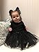 Jane Shine Infant Tutus, Tutu Skirt for Baby Girls, Toddler Tulle Dress Skirt 5 Layers Soft for Babies First Birthday Black