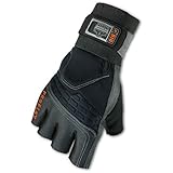 ProFlex 910 Impact Glove with Wrist Support, Black, Large
