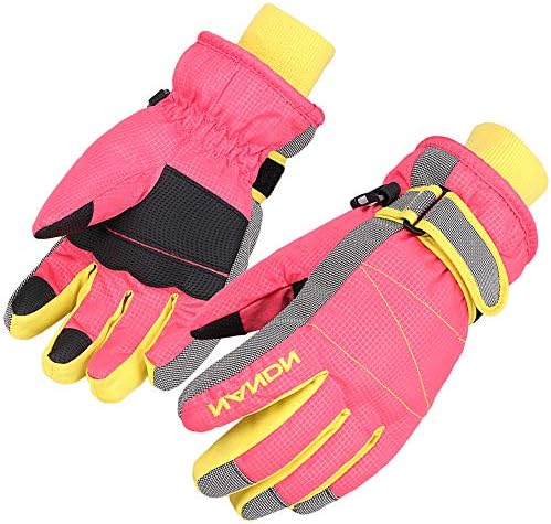 AMYIPO Kids Winter Snow Ski Gloves Children Snowboard Gloves for Age of 4 to 10