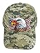 3D Emboridered Patriotic USA American Flag Flying Bird Design Baseball Cap Hat Visor (Army Digital Camo)