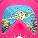 Pankoo Full Face Snorkel Mask, 180º Panoramic View Diving Scuba Mask Easy breath with Anti-Fog and Anti-Leak with Adjustable Head Straps Design for Adults,Youth,kids