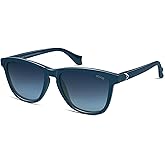 SOJOS Ocean Collection Retro Polarized Large Rectangular Sunglasses Women Men Recycled Plastic Eco-friendly Shades, Baleen