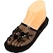Cammie Women's Floral Beaded Mesh Black Chinese Slippers 9 B(M) US