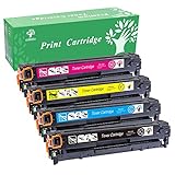 GREENSKY Compatible For HP 131X CF210X CF211A CF212A CF213A Toner Cartridge used for HP Laserjet Pro 200 Color M251n Color M276n M251nw M276nw(1Black,1Cyan,1Yellow,1Magenta-4 Pack)
