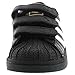 adidas Originals Kids Superstar Foundation Sneaker, Core Black/White/Core Black, 9 US Unisex Toddler