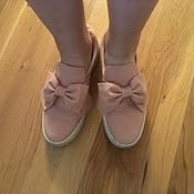 Amazon.com | J. Adams Bow Platform Slip on - Trendy Flatform Shoes - Comfortable Closed Toe 