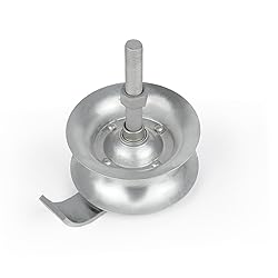 Wmebee 2 Pack Sliding Gate Rollers 5" Steel Pipe