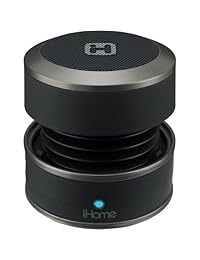 iHome ibt60by Mini sistema de altavoces Bluetooth, color negro Negro