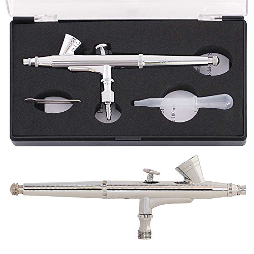 PointZero Dual-action 2cc Gravity-feed Airbrush Set - 0.2mm Nozzle