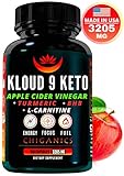 Powerful BHB Keto Pills Weight Loss 3200mg- Apple Cider Vinegar Capsules + Turmeric Curcumin + L-Carnitine -Boost Energy & Metabolism- Keto Fat Burner Pills & BHB Exogenous Ketones - Keto Diet Pills