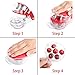 Ordekcity Cherry Pitter Tool Cherry Remover - 6 Cherries