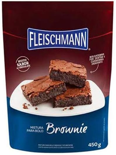 Mistura Para Bolo Brownie Fleischmann 450g 