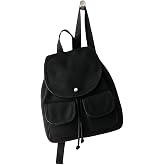 Eco Right Canvas Backpack for Women, Backpack for School with Zipper Pocket &amp; Front Pockets, Backpack for Girls