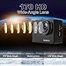 TEC.BEAN 4K Action Camera, 16MP WiFi Waterproof Camera 2inch LCD Sports Camera 170° Wide-Angle Lens Action Cam, 2pcs Rechargeable Battery and Accessories Kits