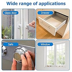 Window & Door Alarm 4 Pack, Home Security