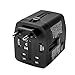2000W Step-down Converter - 220V to 110V Travel Converter and Adapter for Hair Dryer Cell Phone Laptop International World Travel Plug Power Adapters US/UK/AUS/EU AC Charger Outlet