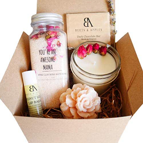 Mom Birthday Gift Set, Spa Gifts Basket for Mom, Relaxation